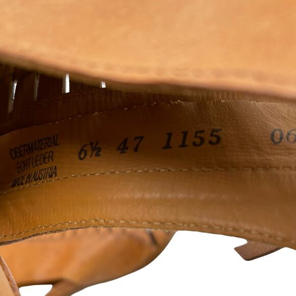 Paul Green Rosa Woven Sandals - Brown - US 9 - Picture 13 of 14